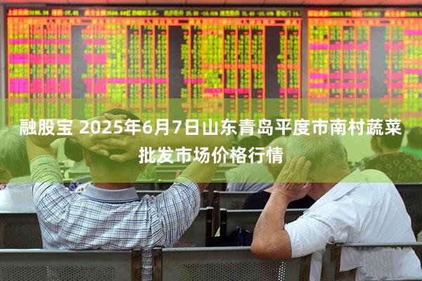 融股宝 2025年6月7日山东青岛平度市南村蔬菜批发市场价格行情