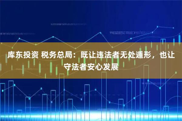 库东投资 税务总局：既让违法者无处遁形，也让守法者安心发展