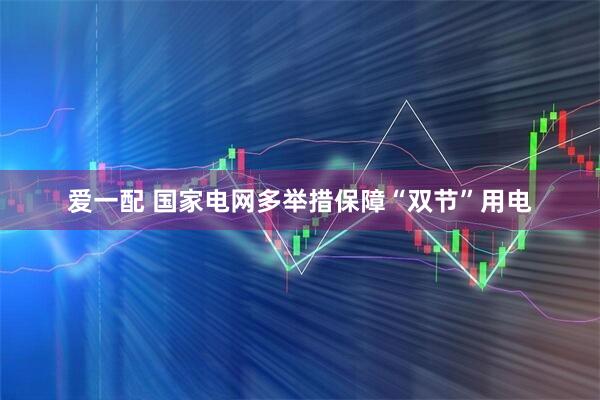 爱一配 国家电网多举措保障“双节”用电