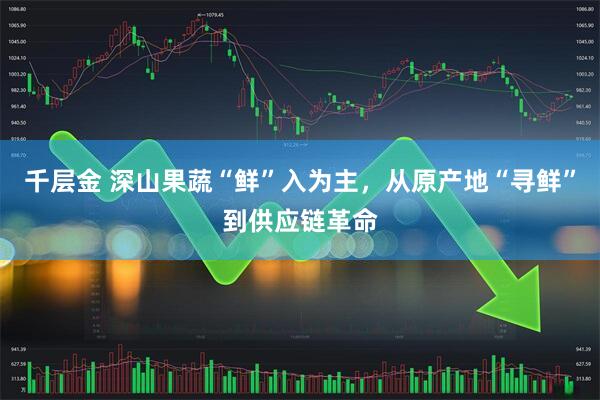 千层金 深山果蔬“鲜”入为主，从原产地“寻鲜”到供应链革命