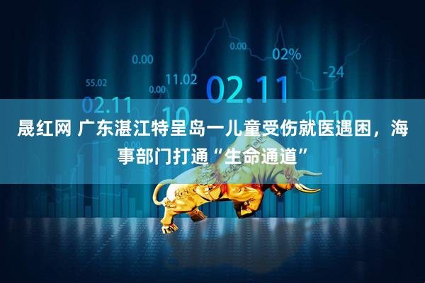 晟红网 广东湛江特呈岛一儿童受伤就医遇困，海事部门打通“生命通道”
