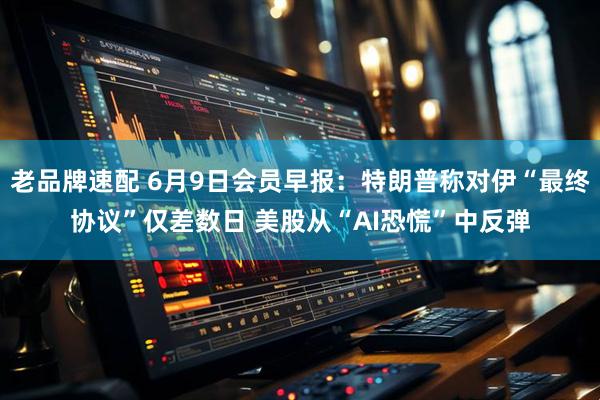 老品牌速配 6月9日会员早报：特朗普称对伊“最终协议”仅差数日 美股从“AI恐慌”中反弹